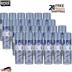 24 x U-POL Power Can Grey Primer Filler 500ml Aerosol Spray Cans UPOL Powercan