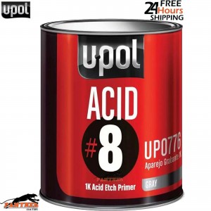 U-POL ACID 8 SELF ETCH 1K PRIMER GREY 1LTR - FREE NEXT DAY DELIVERY