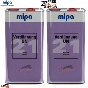 2X MIPA UN 21 THINNER UN21 5LT