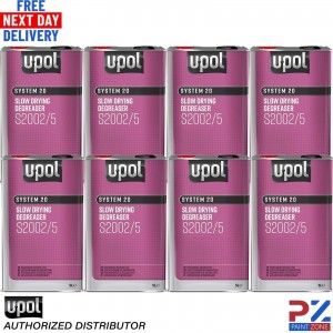 8X U-POL SYSTEM 20 S2002/5 SLOW PANELWIPE DEGREASER 5L Panel wipe Upol
